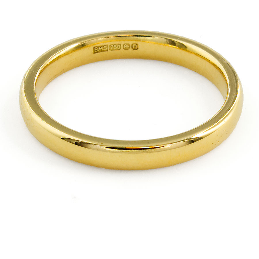 18ct Gold Wedding Ring Size G
